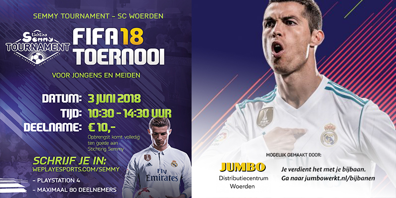 Semmy Tournament presenteert: FIFA 18 Toernooi